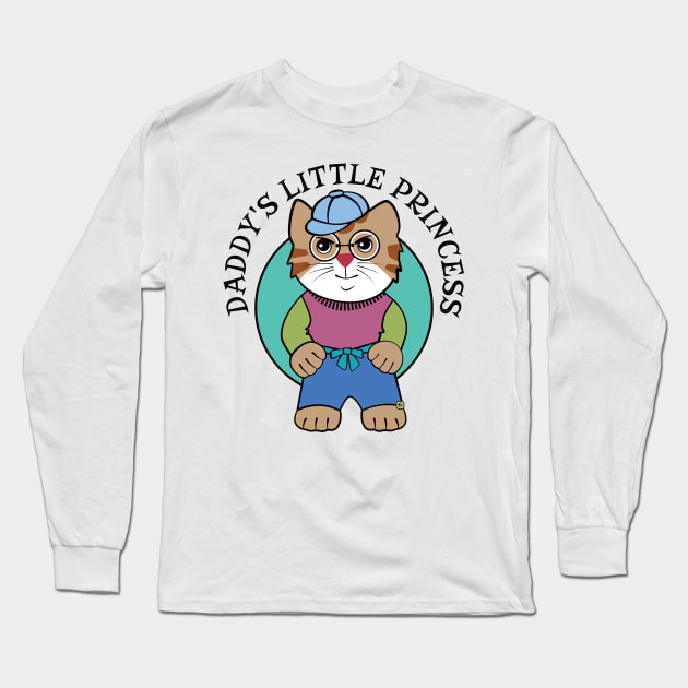 Daddy's Little Princess Long Sleeve T-Shirt by Sue Cervenka